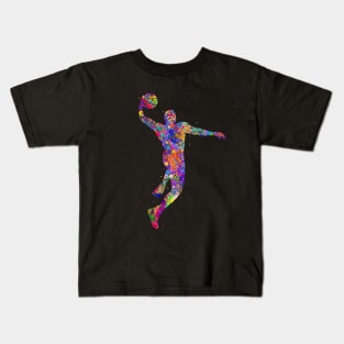 Basketball slam dunk Kids T-Shirt